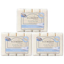 A LA MAISON Lavender Flower Bar Soap - Triple French Milled Natural Moisturizing Hand Soap Bar (3 Bars of Soap, 8.8 oz)