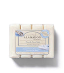 A LA MAISON Lavender Flower Bar Soap - Triple French Milled Natural Moisturizing Hand Soap Bar (3 Bars of Soap, 8.8 oz)