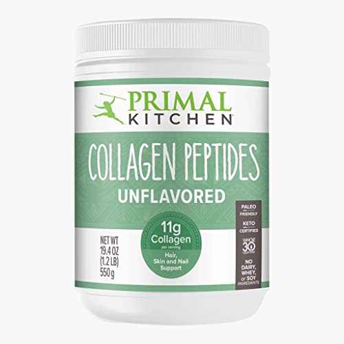 Primal Kitchen Collagen Fuel Collagen Peptide Drink Mix, Chocolate Coconut, No Dairy Coffee Creamer and Smoothie Booster, 13.9 Ounces