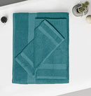 GLAMBURG 8-Piece Towel Set, Contains 2 Oversized Bath Towels 30x54, 2 Hand Towels 16x28, 4 Wash Cloths 13x13 - Quickdry Towel Sets, Ideal for Everyday use, Hotel & Spa - Black