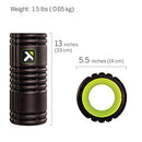 TriggerPoint GRID Foam Roller for Exercise, Deep Tissue Massage and Muscle Recovery, Original (13-Inch), Black
