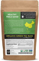 FGO Organic Green Tea, Eco-Conscious Tea Bags, 100 Count