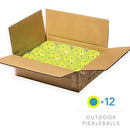 Franklin Sports Outdoor- X-40 Pickleball Balls - USA Pickleball (USAPA) Approved - 3 Pack Outside Pickleballs - Optic Yellow - US Open Ball