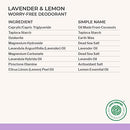 Each & Every 2-Pack Natural Aluminum-Free Deodorant for Sensitive Skin with Essential Oils, Plant-Based Packaging (Unscented, 2.5 Ounce (Pack of 2))