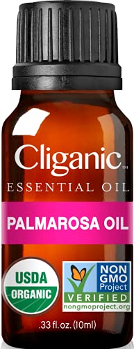 Cliganic Organic Cardamom Essential Oil - 100% Pure Natural for Aromatherapy Diffuser | Non-GMO Verified