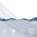 SONORO KATE Bed Sheet Set Super Soft Microfiber 1800 Thread Count Luxury Egyptian Sheets Fit 18-24 Inch Deep Pocket Mattress Wrinkle-6 Piece (Beige, Queen)