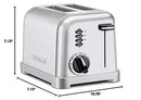 Cuisinart CPT-160 Metal Classic 2-Slice Toaster, Brushed Stainless