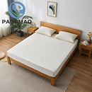 Grounding Sheets Queen Size | Organic Cotton + Silver Fiber | White Fitted Earth Sheets with Grounding Cord