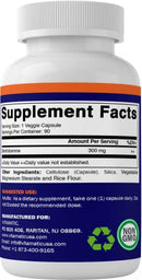 Vitamatic Benfotiamine 300 mg 90 Vegetarian Capsules - Also Called Fat Soluble Vitamin B1