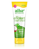 Alba Botanica Very Emollient Cream Shave, Mango Vanilla, 8 Oz