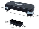 BalanceFrom Adjustable Workout Aerobic Stepper Step Platform Trainer