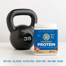 Vegan Protein Powder with BCAA  Organic Hemp Seed Gluten Free Non-GMO Dairy Soy Sugar Free Low Carb Plant Based Protein Powder | Unflavored Warrior Blend by Sunwarrior