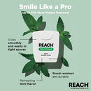 Reach Waxed Dental Floss Bundle | Effective Plaque Removal, Extra Wide Cleaning Surface | Shred Resistance & Tension, Slides Smoothly & Easily , PFAS FREE | Cinnamon Flavored, 55 Yard (Pack of 6)
