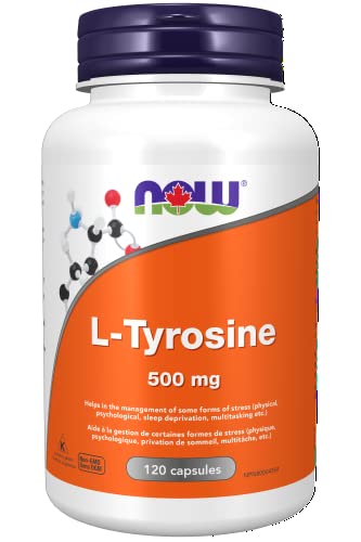 L-Tyrosine 500 mg 120 Capsules (Pack of 2)