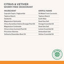 Each & Every 2-Pack Natural Aluminum-Free Deodorant for Sensitive Skin with Essential Oils, Plant-Based Packaging (Unscented, 2.5 Ounce (Pack of 2))