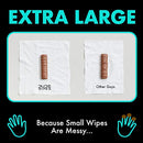 DUDE Wipes Flushable Wipes - 3 Pack, 144 Wipes - Unscented Adult Wet Wipes with Vitamin-E & Aloe for at-Home Use - Septic and Sewer Safe