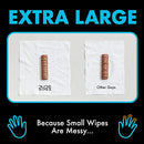 DUDE Wipes Flushable Wipes - 3 Pack, 144 Wipes - Unscented Adult Wet Wipes with Vitamin-E & Aloe for at-Home Use - Septic and Sewer Safe