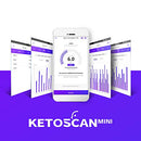 Ketone Meter, Diet & Fitness Tracker | Monitor Your Fat Metabolism or Level of Ketosis on Low carb, Ketogenic or Any Nutrition & Fitness Program (Shipping Only)