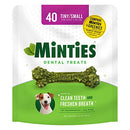 Minties VetIQ Dog Dental Bone Treats, Dental Chews for Medium/Large Dogs (Over 40 Lbs)