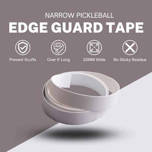 Pickleball Paddle Edge Guard Tape (Burgandy, Narrow)