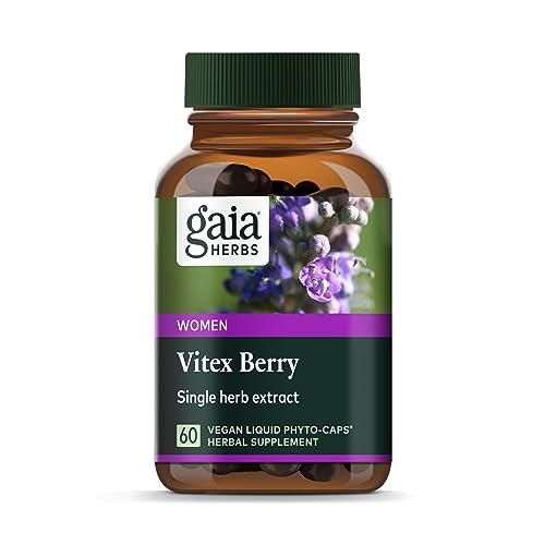 Gaia Herbs Vitex Berry Capsules - Supports Hormone Balance & Fertility for Women