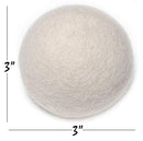 Wool Dryer Balls - Natural Fabric Softener, Reusable, Reduces Clothing Wrinkles and Saves Drying Time. The Large Dryer Ball is a Better Alternative to Plastic Balls and Liquid Softener. (Pack of 6)