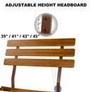 Bme Caden Solid Wood Nightstand/Side Table/End Table, Fully Assembled, with 1-Drawer for Mid Century Bedroom and Living Room, Caramel