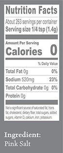 Natierra Himalania Himalayan Fine Pink Salt Shaker, 13 Oz (Shipping Only)