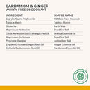 Each & Every 2-Pack Natural Aluminum-Free Deodorant for Sensitive Skin with Essential Oils, Plant-Based Packaging (Unscented, 2.5 Ounce (Pack of 2))