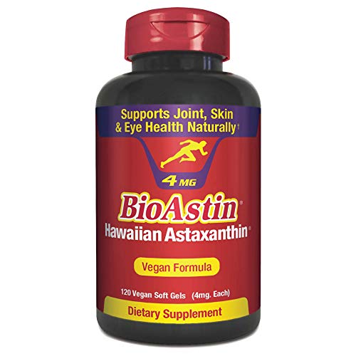 BioAstin Hawaiian Astaxanthin 12mg, 50 Count - Hawaiian Grown Premium Antioxidant - One per day - Sports Nutrition & Immunity Supplement - Supports Eye, Joint & Cardiovascular Health (Shipping Only)