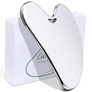 BAIMEI Stainless Steel Gua Sha Facial Tool for Self Care, Skin Care Tool for Face and Body Treatment, Relieve Tensions and Reduce Puffiness, Gift for Men Women