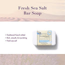 A LA MAISON Lavender Flower Bar Soap - Triple French Milled Natural Moisturizing Hand Soap Bar (3 Bars of Soap, 8.8 oz)
