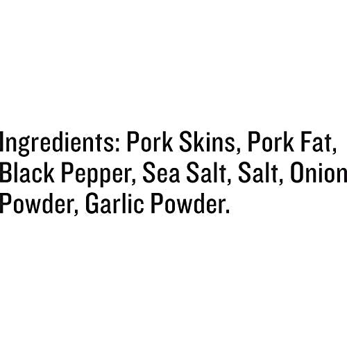 EPIC Sea Salt & Pepper Pork Rinds Keto Friendly, Paleo Friendly, 2.5 oz (Shipping Only)