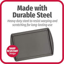 Goodcook Baking Sheet, 13 Inch x 9 Inch, Dark gray - 3 Piece