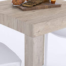 Mobili Fiver, First Extendable Table, Rustic Oak, Made in Italy