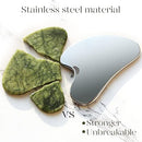 BAIMEI Stainless Steel Gua Sha Facial Tool for Self Care, Skin Care Tool for Face and Body Treatment, Relieve Tensions and Reduce Puffiness, Gift for Men Women