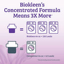 Biokleen Laundry Detergent -128 HE Loads - Citrus Essence 64 Fl Oz Concentrated, Eco-Friendly, Plant-Based, No Artificial Fragrance - Packaging May Vary