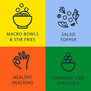 Simply Pickled Lupini Beans Snack by BRAMI | 9g Plant Protein, 0g Net Carbs | Vegan, Vegetarian, Keto, Mediterranean Diet, Non Perishable | 2.3 oz (Variety, 8 Count)