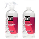 Better Life All Purpose Cleaner - Multipurpose Home and Kitchen Cleaning Spray for Glass, Countertops, Appliances, Upholstery & More - Multi-surface Spray Cleaner - 32oz (Pack of 2) Clary Sage/Citrus
