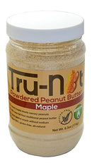 Tru-Nut Peanut Butter Powder - Made with Natural Ingredients - Vegan, Low Carb, Gluten Free, Non GMO - Low Calorie Peanut Butter Protein Powder - Peanut Butter Flavor, 30oz