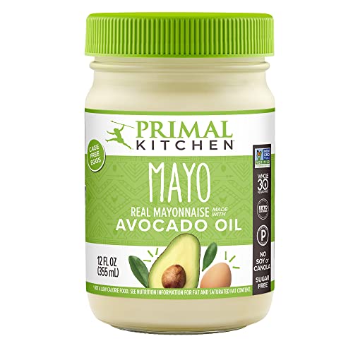 Primal Kitchen Mayo made with Avocado Oil Variety Pack, Original & Pesto, Whole30 Approved, Certified Paleo, and Keto Certified, 12 Ounces, Pack of 2