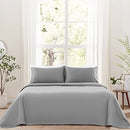 SONORO KATE Bed Sheet Set Super Soft Microfiber 1800 Thread Count Luxury Egyptian Sheets Fit 18-24 Inch Deep Pocket Mattress Wrinkle-6 Piece (Beige, Queen)