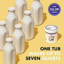 Almond Milk Concentrate by JOI | Make Your Own Fresh Almond Milk | Whole30 Approved; Just One Ingredient | Unsweetened without Gums or Emulsifiers | Vegan, Keto, Paleo Friendly | 15 oz. | Makes up to 7 Qts (Shipping Only)