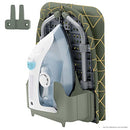 XABITAT Table Top Ironing Board W/Wall Mount | D-Crease | Portable Space Saving Mini Laundry Room| Foldable Small Ironing Board with Iron Holder | Grey