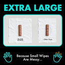 DUDE Wipes Flushable Wipes - 3 Pack, 144 Wipes - Unscented Adult Wet Wipes with Vitamin-E & Aloe for at-Home Use - Septic and Sewer Safe