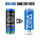 ZOA Zero Sugar Energy Drinks, Classic Variety Pack - Healthy Energy with B & C Vitamin, 120mg of Natural Caffeine - 12 Ounce (Pack of 12)