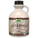 NOW Foods, Certified Organic Maple Syrup, Grade A Dark Color, Certified Non-GMO, Pure, Robust Taste, 16-Ounce