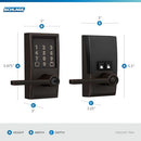 Schlage Encode Smart Wi-Fi Deadbolt with Century Trim in Matte Black