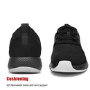 Waterproof Work Sneakers Women Zapatos de Trabajo para Mujer Non Slip Food Service Work Shoes Lightweight Kitchen Restaurant Nurse Chef Footwear Non Slip Anti Oil Black