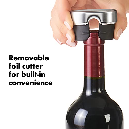 OXO SteeL Winged Corkscrew with Removable Foil Cutter, INOXO.3113400ML